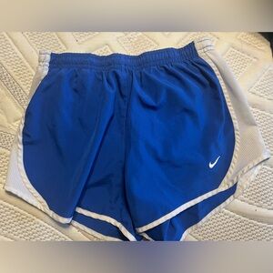 Nike Dri-FIT Blue and White Shorts